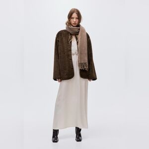 Teddy jacket - Dark khaki green